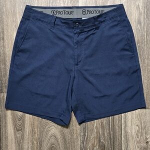 Pro Tour Men's Navy Hybrid Shorts - Lightweight Performance